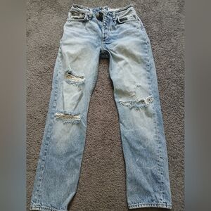 Rag & Bone Distressed Blue Jeans sz24